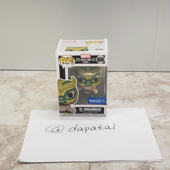 808 El Enganoso Funko Pop Lucha Libre Edition Marvel Walmart Exclusive NIB - Picture 8 of 8